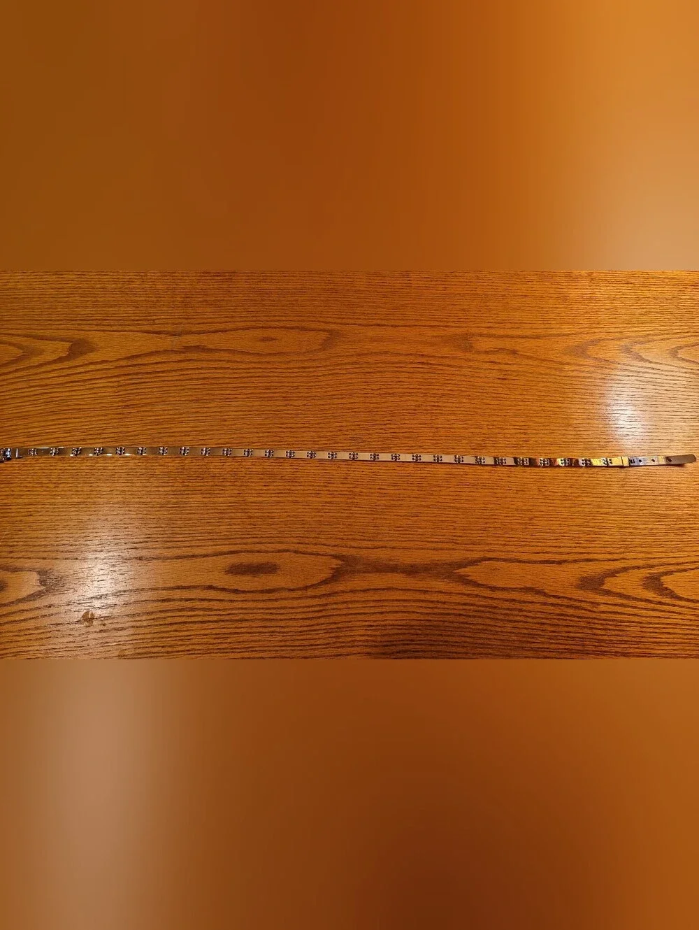 Slim Silver Chain-Link Waist Belt